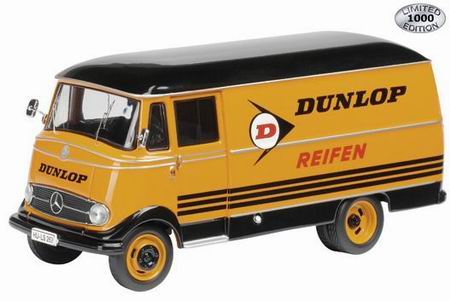 MERCEDES-BENZ L319 box van Dunlop, orange