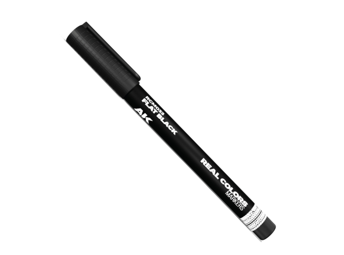 Маркер акриловый серии RC "Чёрный матовый" / FLAT BLACK – RC MARKER