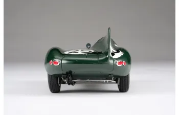 JAGUAR D-type Winner 12h Reims #25 Hamilton, Bueb (1956), green