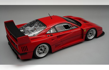 FERRARI F40 Lm Press Version (1996) - Bbs Silver Wheels, Red