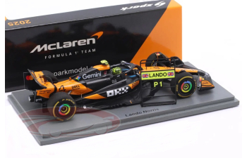 McLAREN MCL39 №4 Pole Position & Winner Brazilian GP (Sao Paulo) / Formula 1 World Champion Lando Norris