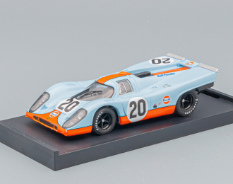 PORSCHE 917k Team John Wyer Automotive Engineering Gulf N20 24h Le Mans (1970) J.Siffert - B.Redman - 50th Anniversary Gulf Racing, Light Blue Orange