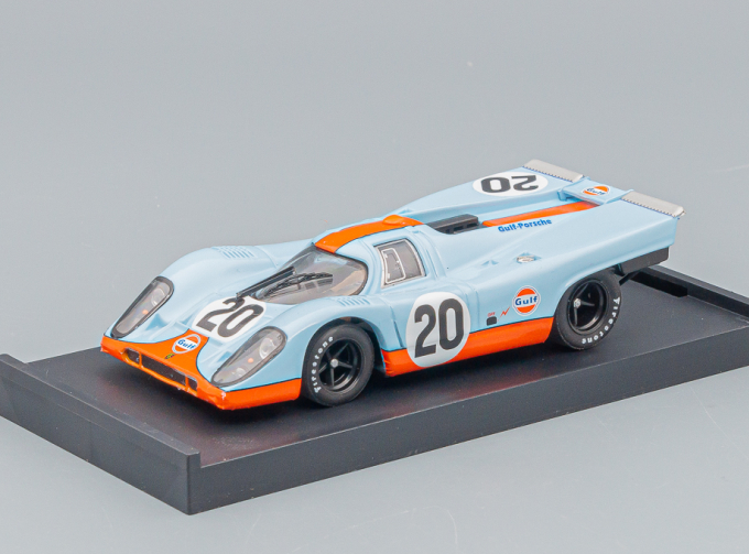 PORSCHE 917k Team John Wyer Automotive Engineering Gulf N20 24h Le Mans (1970) J.Siffert - B.Redman - 50th Anniversary Gulf Racing, Light Blue Orange