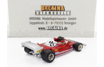 FERRARI F1 312t2 Scuderia Ferrari Sefac Team №21 Season (1977) Gilles Villeneuve With Figure, Red