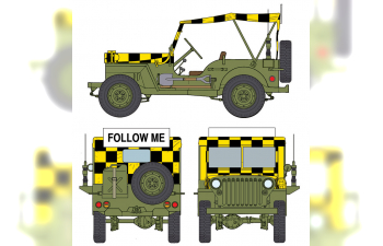 Сборная модель JEEP FOLLOW ME (подарочный набор)