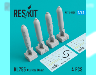BL755 Авиационная кассетная бомба (4 штуки)