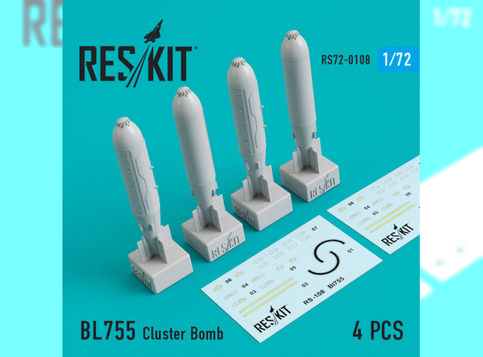 BL755 Авиационная кассетная бомба (4 штуки)