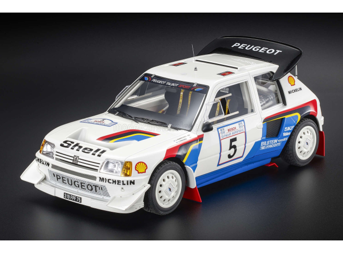 PEUGEOT 205 Turbo 16 evo2 №5 Winner Rally Acropolis (1986) Juha Kankkunen - Juha Piironen