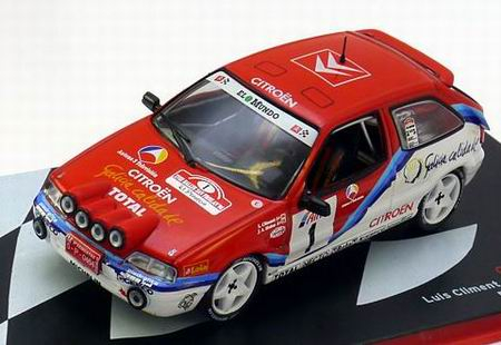 CITROEN ZX 16V 1 Rally San Froilan Luis Climent - Jose Antonio Munoz (1996), red
