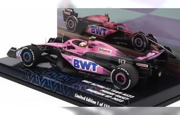 RENAULT F1 A523 Team Bwt Alpine №10 9th Bahrain Gp (2023) Pierre Gasly, Pink Black Blue