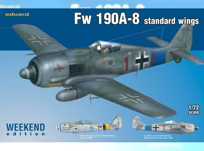 Сборная модель Fw 190A-8 standard wings