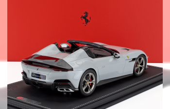 FERRARI 12cilindri V12 830cv Spider Open (2024) - Con Vetrina - With Showcase, Bianco Artico - White Met