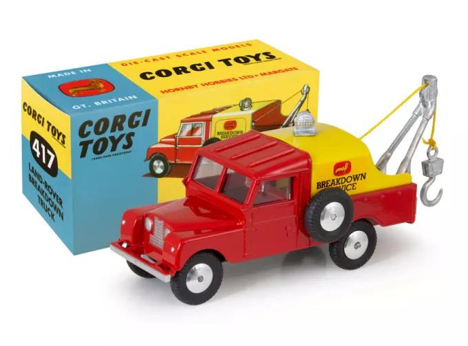 LAND ROVER Breakdown Truck (1960), red/yellow