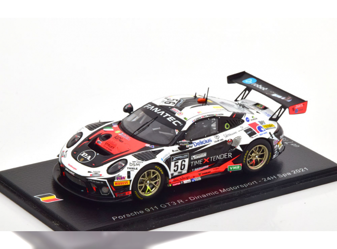 PORSCHE 911 GT3 R N°56 Dinamic Motorsport 24H Spa Dumas-Rizzoli-Pedersen (2021)