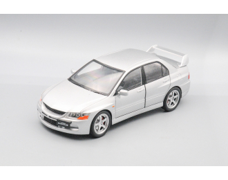 MITSUBISHI Lancer Evolution IX, серебристый, 20 см.