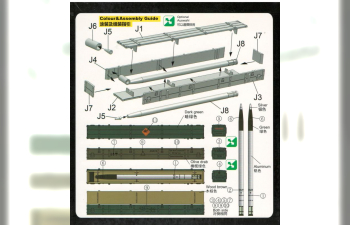 Сборная модель 122mm Rocket and Ammo Box