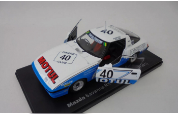 MAZDA Savanna RX-7 TWR 24h Spa (1981), white / blue