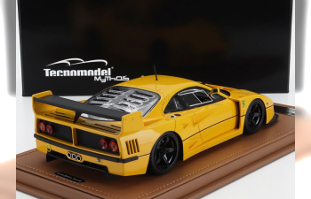 FERRARI F40 Lm Press Version (1996) - With 5 Spoke Black Rims, Giallo Modena - Yellow