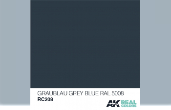 Краска акриловая GRAUBLAU-GREY BLUE RAL 5008, 10 ML