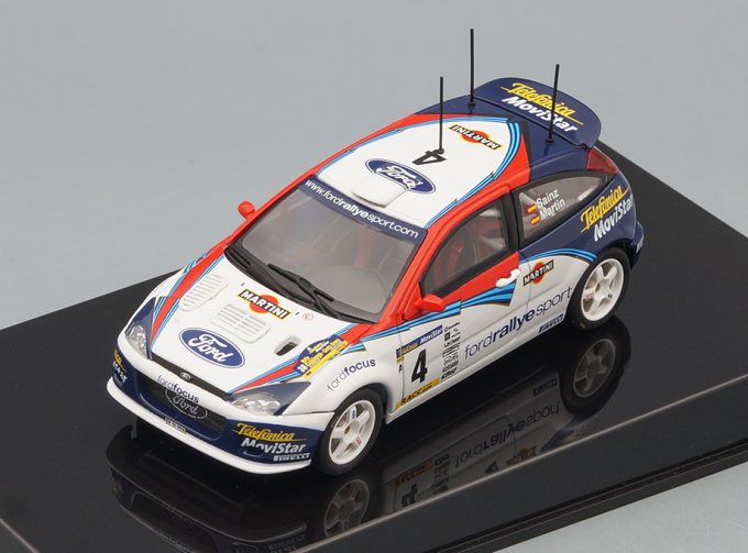 FORD Focus WRC #4 C.Sainz / L.Martin, white / blue / red