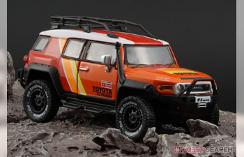 TOYOTA FJ Cruiser RHD (2015) orange with accessory