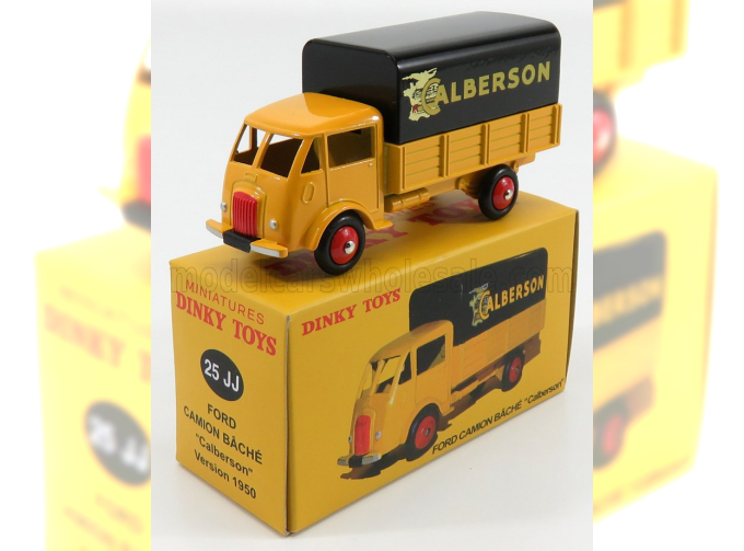 FORD Truck Telonato Calberson 2-assi 1955, Yellow Black