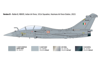 Сборная модель DASSAULT AVIATION Rafale B Military Airplane Marine Nationale (1999)
