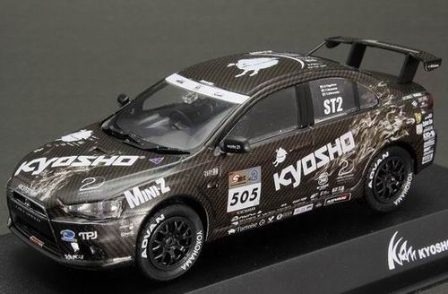 MITSUBISHI Lancer Evo X Test Car (KYOSHO Alice Motors), black