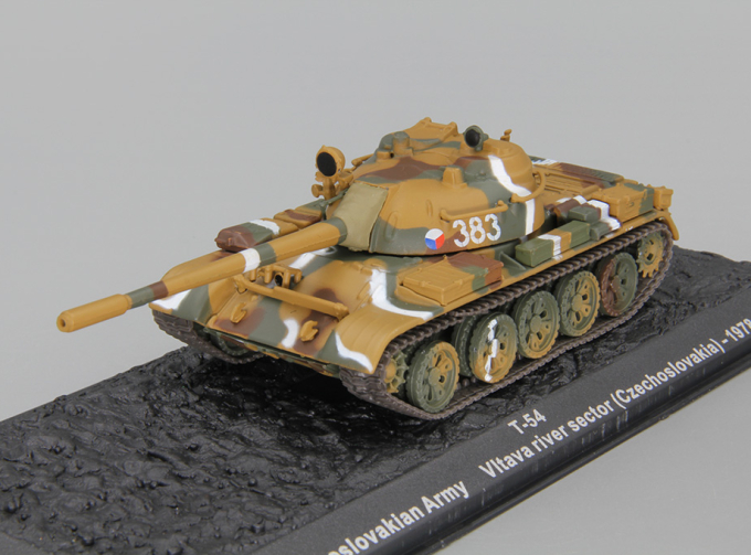 Т-54 Czechoslovakian Army Vitava River Sector (Czechoslovakia) 1978