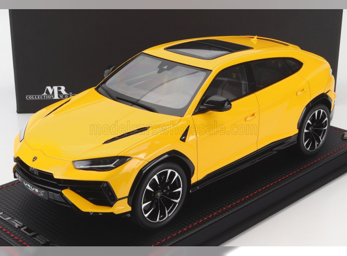 LAMBORGHINI Urus S (2022) - Con Vetrina - With Showcase, Giallo Auge - Yellow