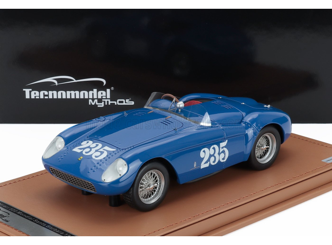 FERRARI 500 Mondial 3.0l Spider №235 Santa Barbara Road Race (1954) Porfirio Rubirosa, Blue