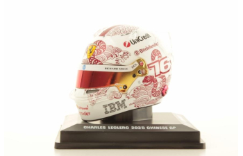 MINI HELMET C. Leclerc #16 Scuderia Ferrari China GP Formula 1 (2025)