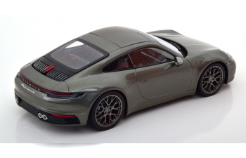 PORSCHE 911 (992) Carrera 4S Coupe (2019), grey metallic