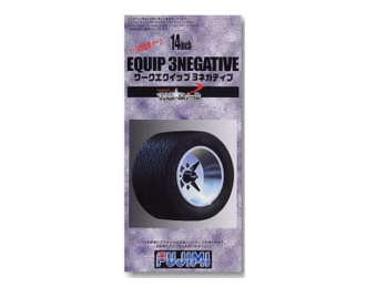 Сборная модель 14inch Equip 3 Negative Wheels and Tires set of 4