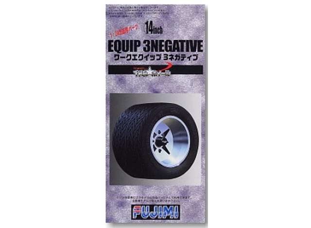 Сборная модель 14inch Equip 3 Negative Wheels and Tires set of 4