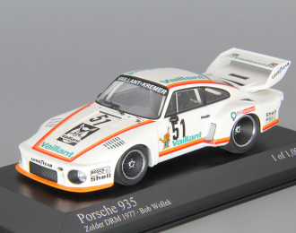 PORSCHE 935/77 #51 Zolder "Vaillant" Bob Wollek DRM (1977), white