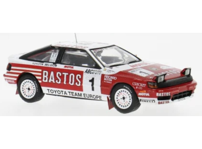 TOYOTA Celica GT4 Rally (ST165) Team Bastos Toyota №1 Winner Rally Boucles De Spa (1989) Patrick Snijers - Dany Colebunders