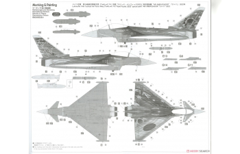 Сборная модель Одноместный истребитель EUROFIGHTER TYPHOON single seater "LUFTWAFFE RAPID PACIFIC 2022" (Limited Edition)