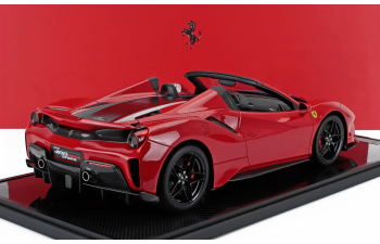 FERRARI 488 Pista Spider (2018) - Con Vetrina - With Showcase, Rosso Corsa - Red