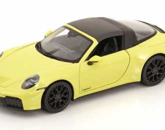 PORSCHE 911 (992.2) Targa 4 GTS Hybrid (2025), light yellow