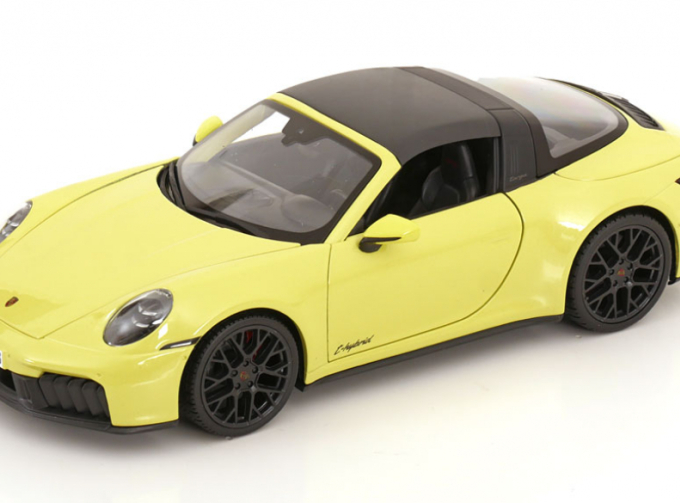 PORSCHE 911 (992.2) Targa 4 GTS Hybrid (2025), light yellow