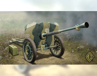 Сборная модель Французская противотанковая 25 мм пушка