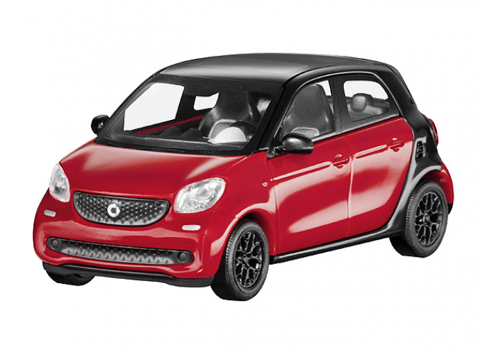 SMART Forfour W453, black / cadmium red