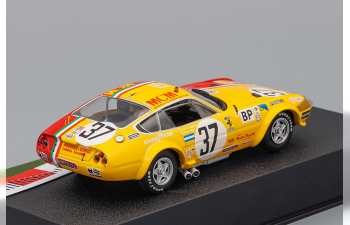 FERRARI 365 GTB4 Competizione 24h Le Mans Drivers: N.Garcia-Veiga / L.Di Palma #37 (1973), yellow / red