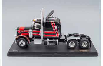 PETERBILT 359 (1973), black / red