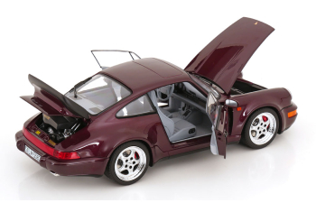 PORSCHE 911 (964) Turbo 3.6 Coupe (1993), purple-metallic