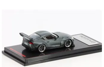 TOYOTA Pandem Supra A90, Matte Blue Gray Metallic