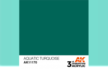 Краска акриловая 3rd Generation Aquatic Turquoise 17ml