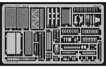 Фототравление Советский средний танк Т-55А
