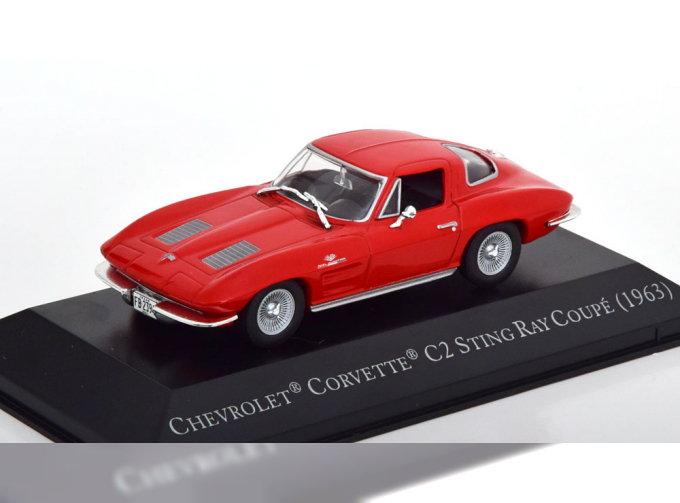 CHEVROLET Corvette C2 Sting Ray Coupe (1963), red